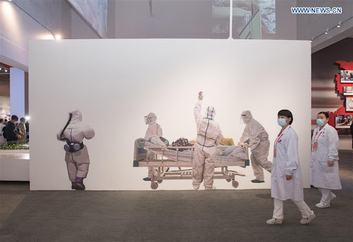 新冠展覽，新冠展位，新冠畫作展示