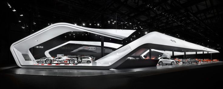 奧迪汽車展覽，車展，汽車展臺